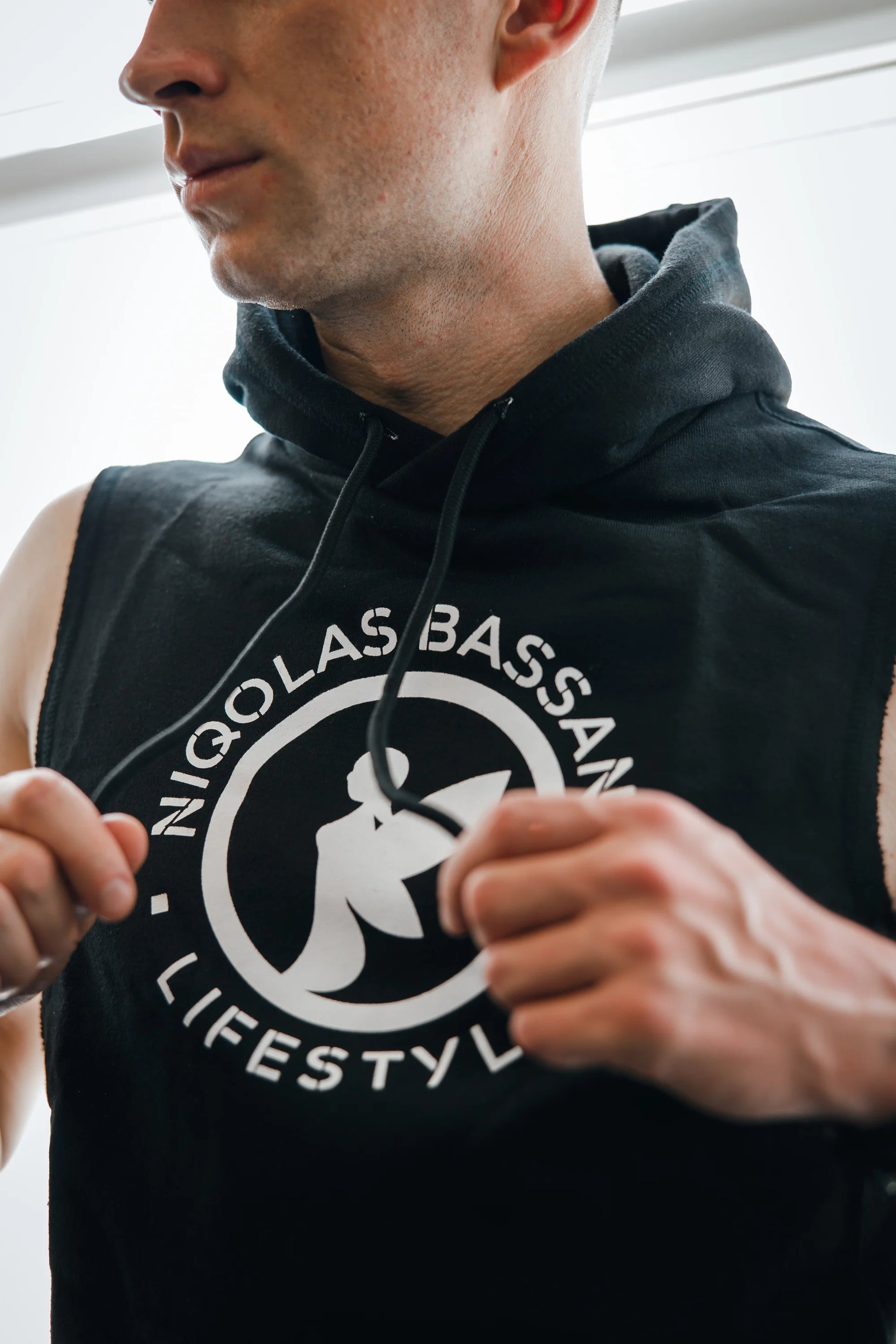 Niqolas Bassano Origin Drop Armhole Hoodie - Black – Niqolas