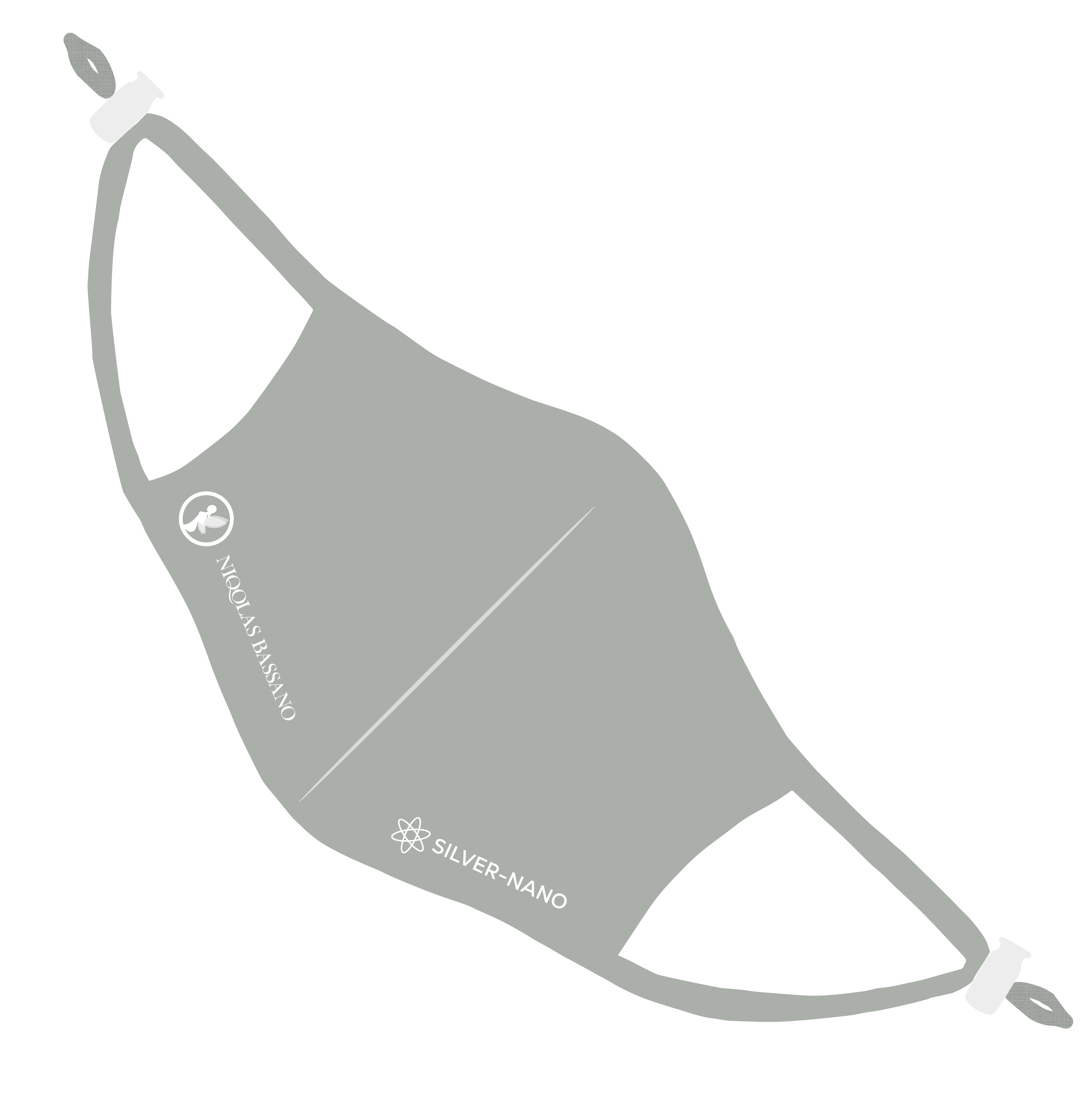 Silver-Nano Face Mask | Grey Marl